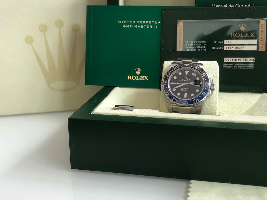 Rolex Gmt Master Ii 116710blnr Batman Luxury Watches On Carousell