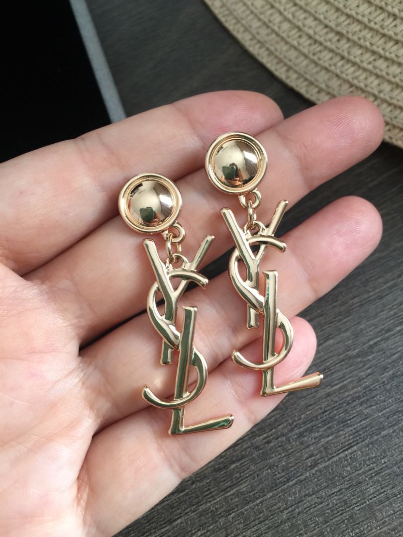 Ysl online inspired earrings