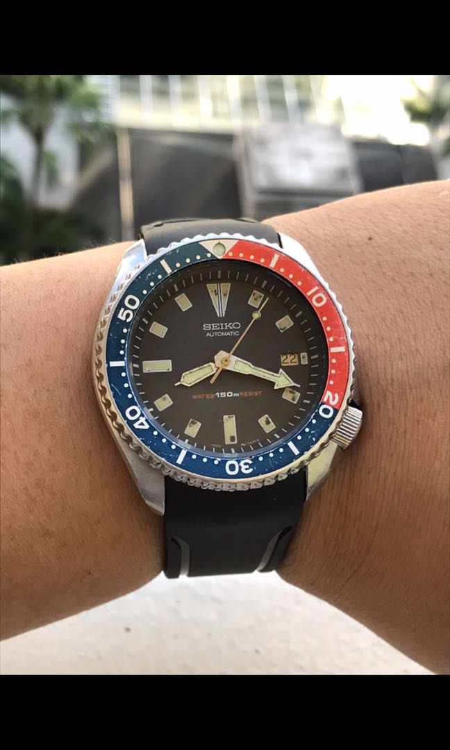 Seiko 7002 700A pepsi, Men's Fashion, Watches \u0026 Accessories, Watches on  Carousell