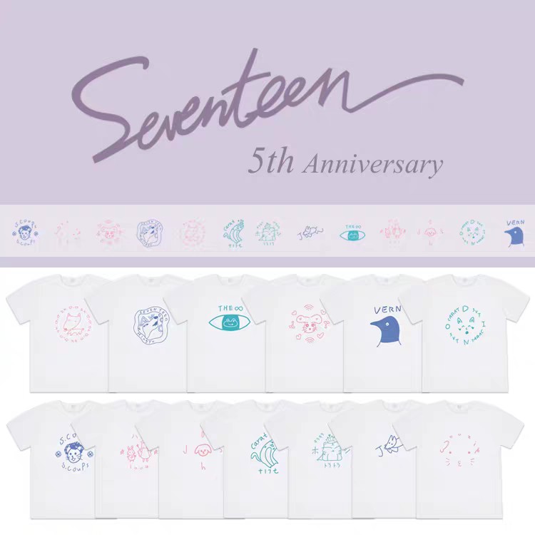 Seventeen 5th anniversary shirt clearance