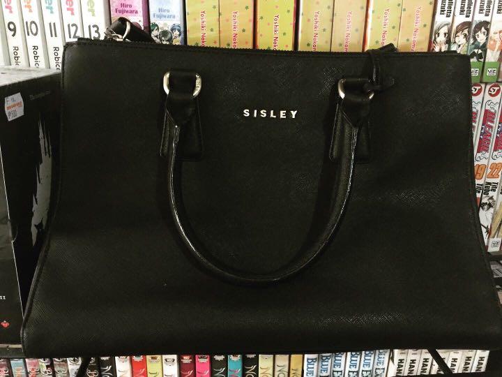 SISLEY TWO WAY BAG (Category: Luxury Bags & Wallets) located in Angeles City. Submitted by chubbyneko (Listing ID 1023805802, Image 1). Description: 8.5/10. With flaw (see pics) Still in good condition. .