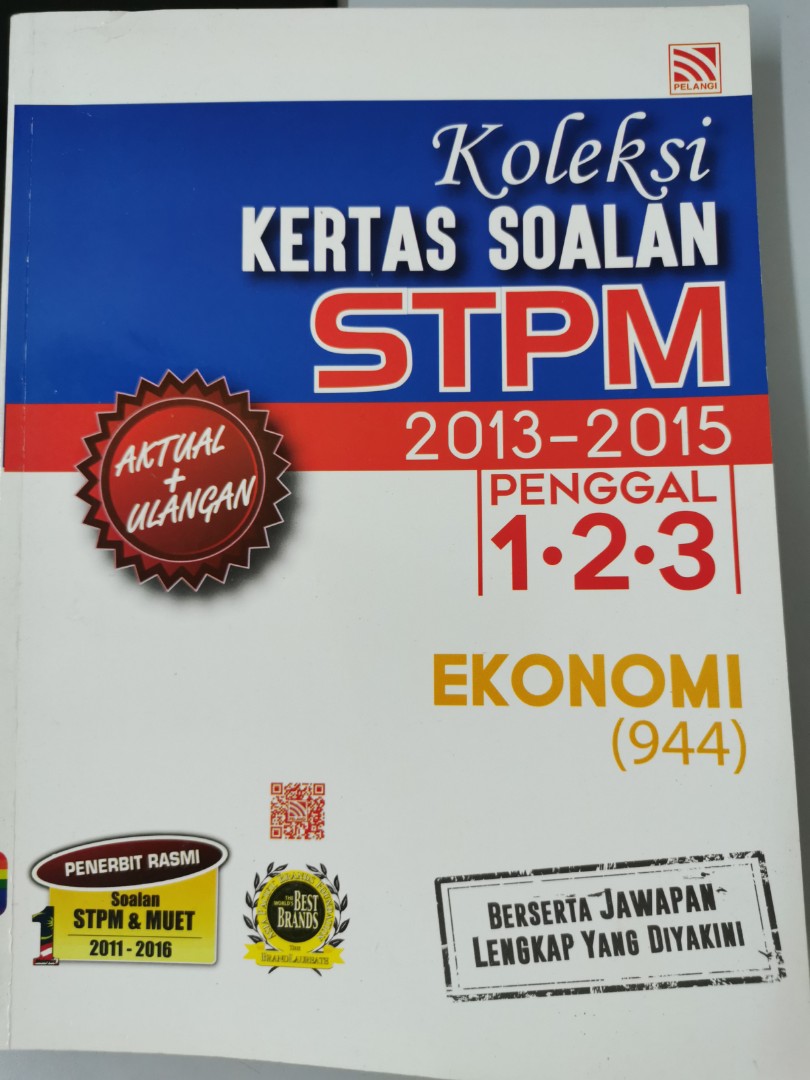 Stpm Ekonomi Past Year Paper Textbooks On Carousell