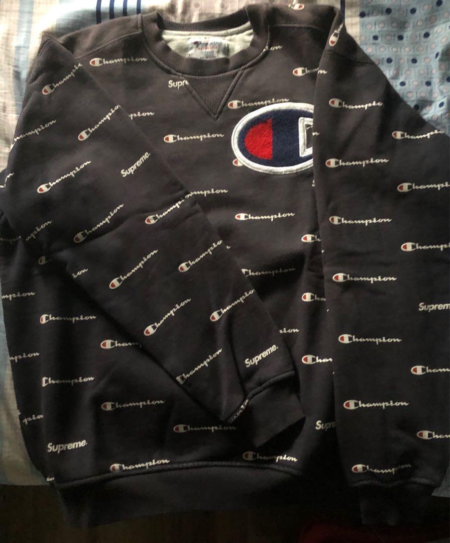 Supreme x champion crewneck online