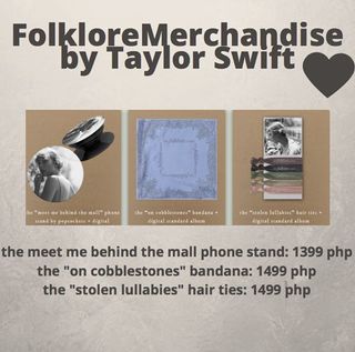 Taylor Swift S Folklore Shirts Women S Fashion Clothes Tops On Carousell