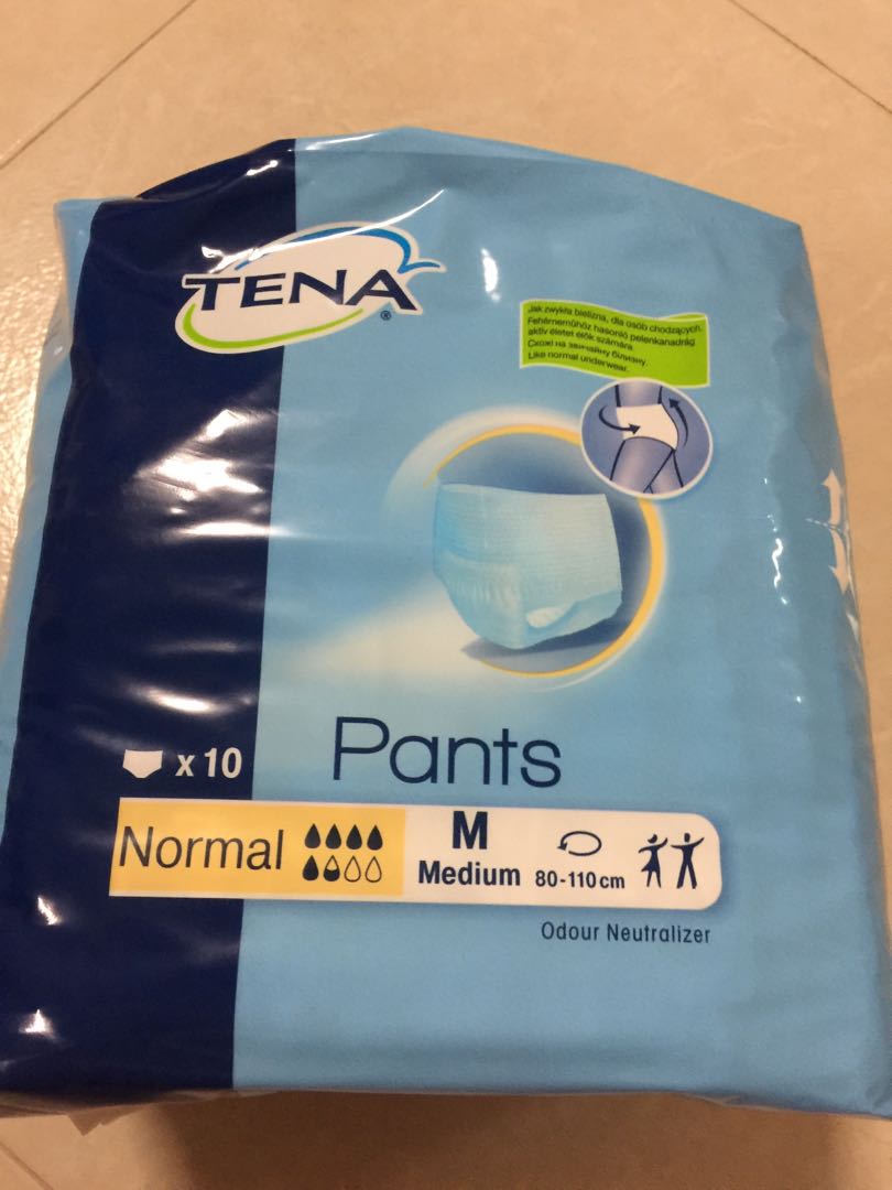 Tena Pants Normal Medium Adult Diaper Assistive Devices Personal Care Dressing On Carousell