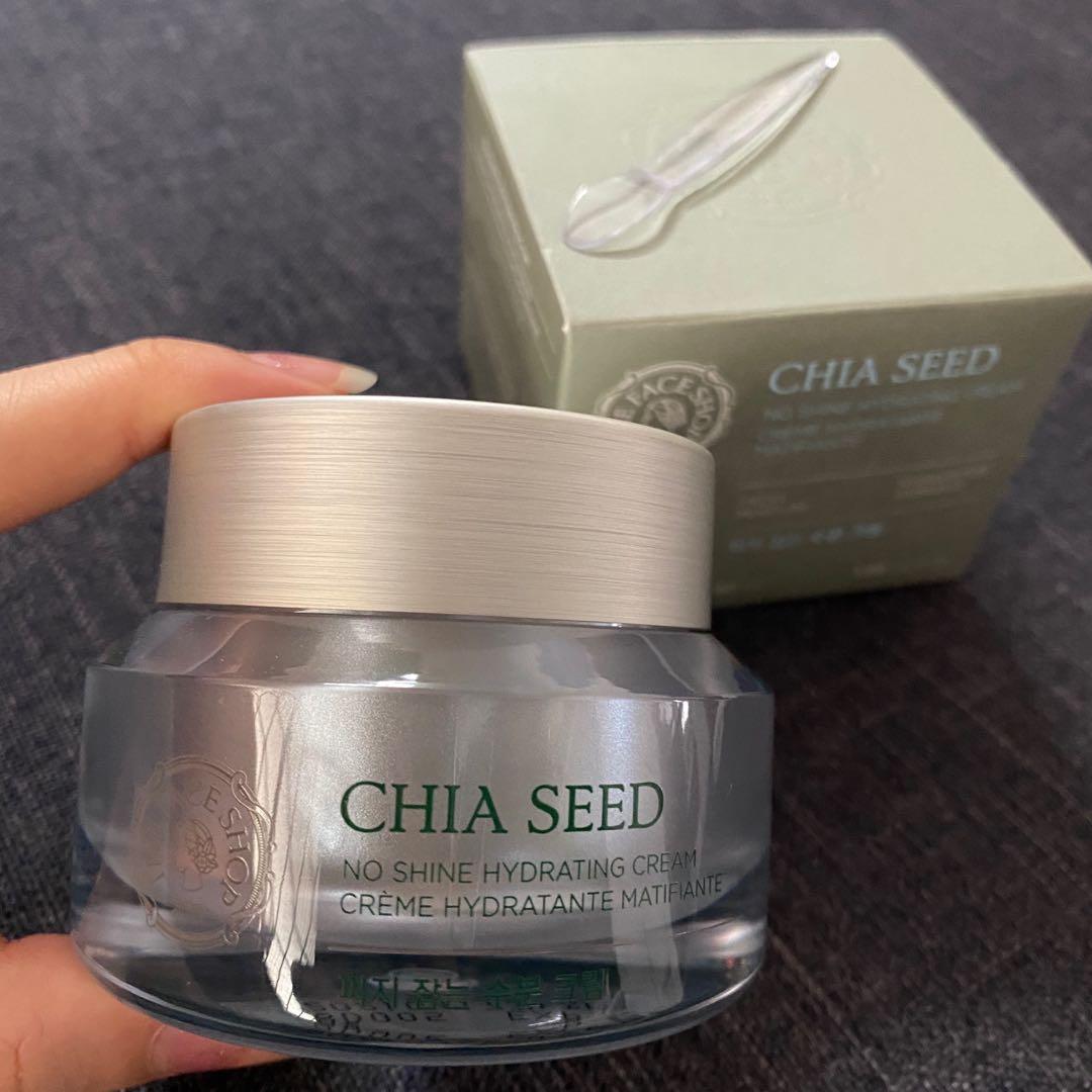 the face shop chia seed no shine hydrating cream