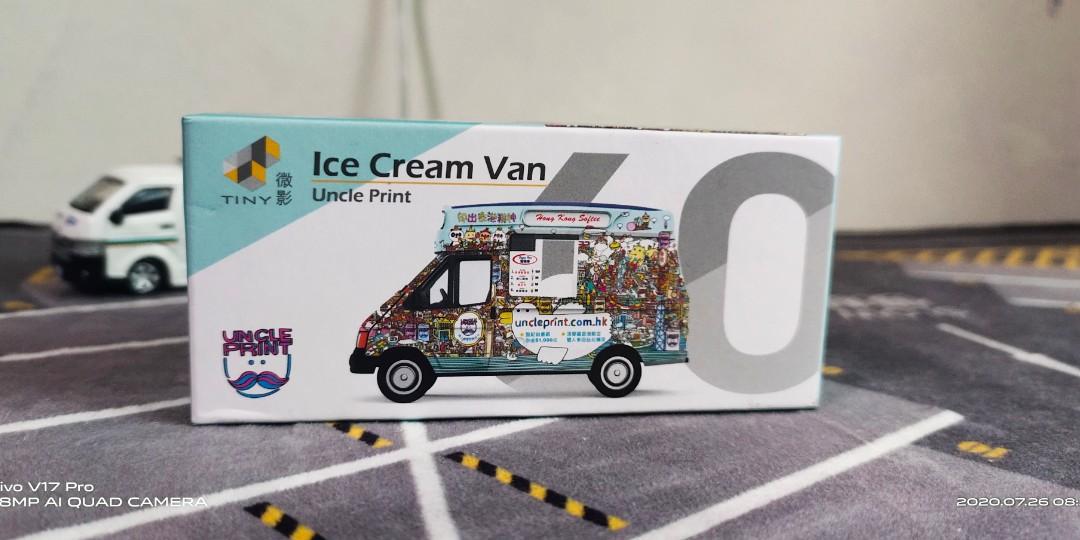 Tiny 60 Uncle Print Ice Cream Van 