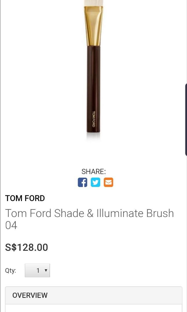 TOM FORD shade & illuminate contour brush, Beauty & Personal Care, Face,  Makeup on Carousell