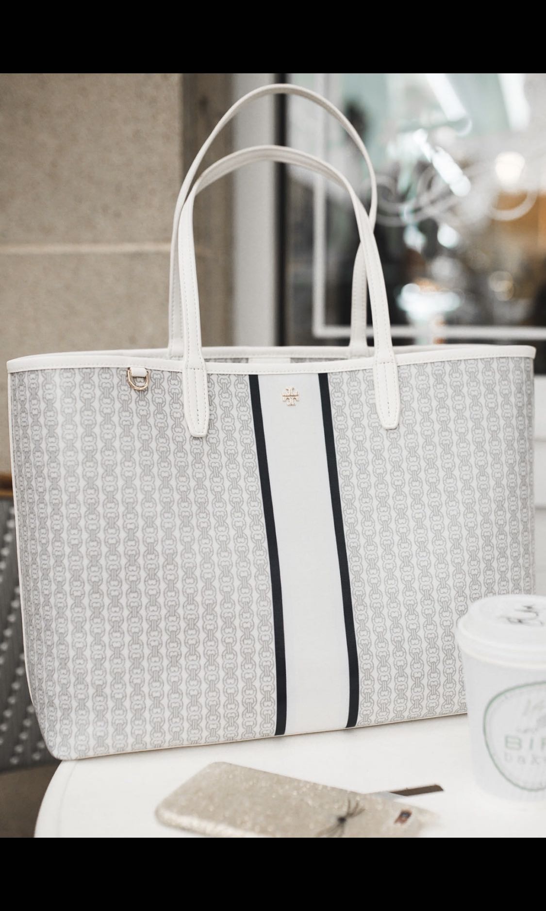 Tory burch gemini link tote hk hotsell