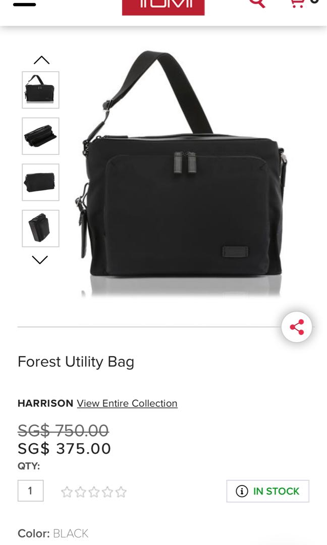 Tumi forest 2025 utility bag