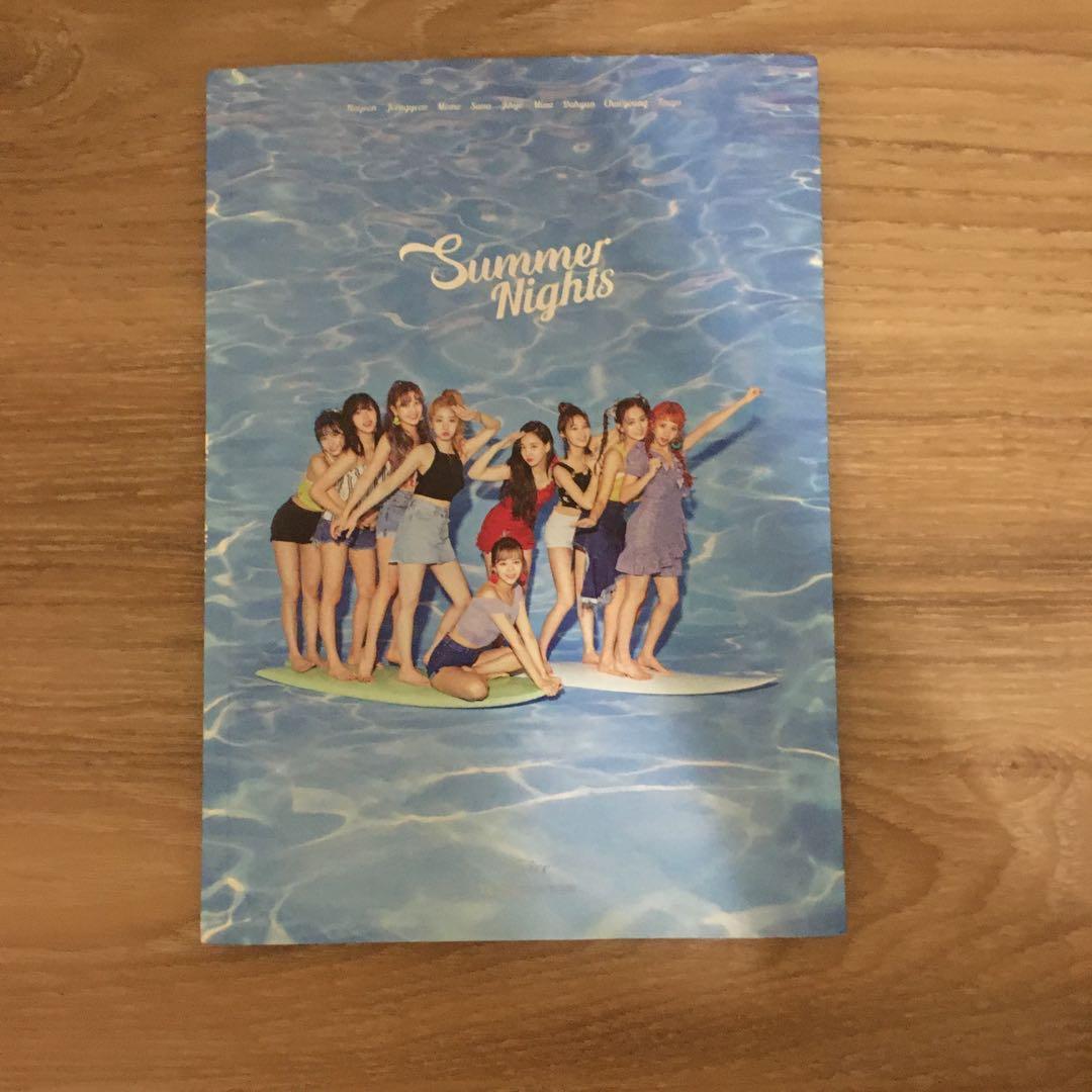 Twice Summer Nights Album Complete Dance The Night Away Hobbies Toys Collectibles Memorabilia K Wave On Carousell