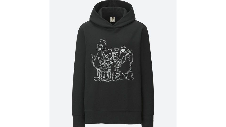 Kaws mens hoodie hotsell