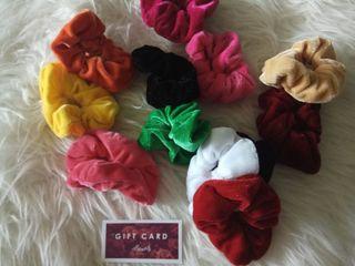 velvet Scrunchies &  hair accessories