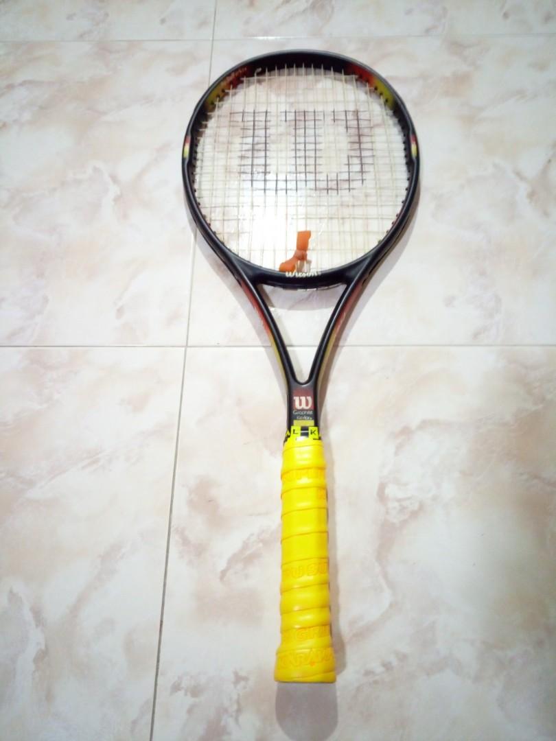 Wilson Pro Staff classic SI 6.1 95 head 4 1/2 grip l4 Tennis Racquet with case 