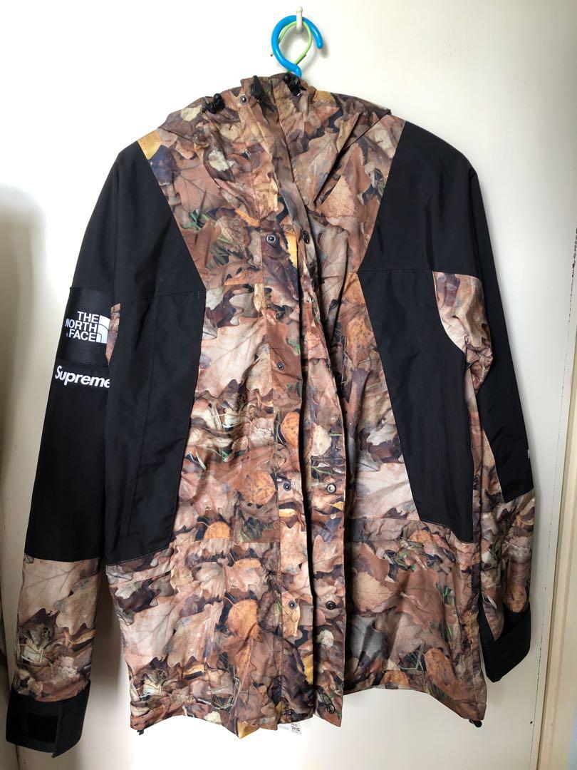 north face supreme leaves