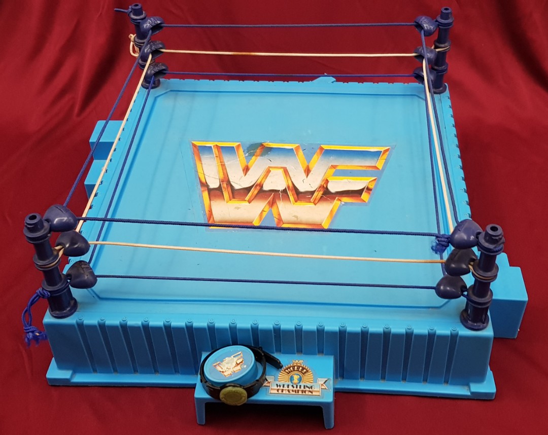 Vintage wwf wrestling ring hot sale