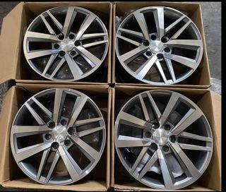 22" Fortuner 4th gen design code B17 Mags 6Holes pcd 139