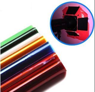 40*50cm Color Gel Filter Paper for Studio Flash Redhead Spotlight Strobe Color Gel