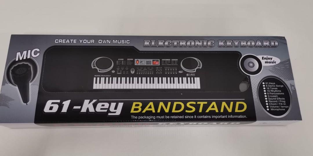 61 Key Bandstand Keyboard, Hobbies & Toys, Music & Media, Musical