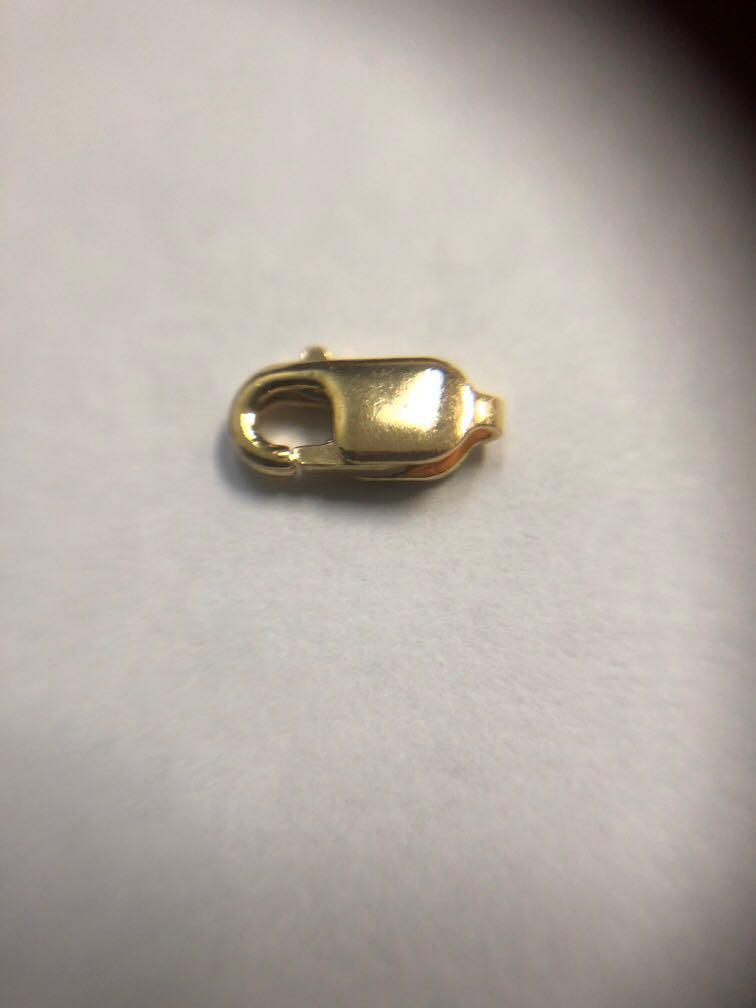 Gold lobster clasp sale