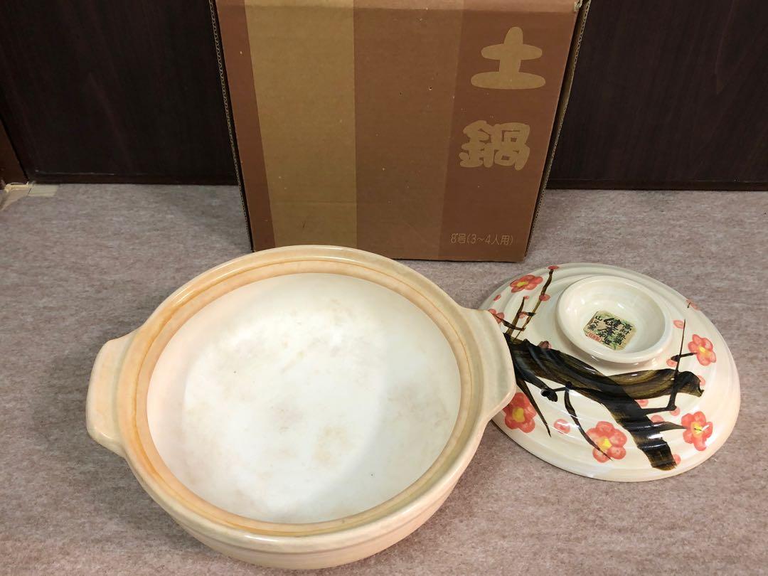 日本製日式土鍋/ 砂鍋/ 煲仔飯( 8号鍋22cm ), 家庭電器, 廚房電器