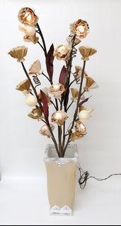 擺設 花 仿真花 人造花 全手工 裝飾 燈串 燈飾 開店 家居 Decorative flower Hand-made artificial flower led open shop home decoration
