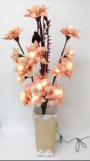 擺設 花 仿真花 人造花 全手工 裝飾 燈串 燈飾 開店 家居 Decorative flower Hand-made artificial flower led open shop home decoration