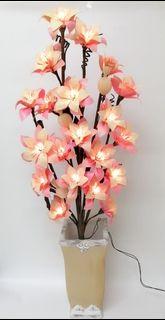 擺設 花 仿真花 人造花 全手工 裝飾 燈串 燈飾 開店 家居 Decorative flower Hand-made artificial flower led open shop home decoration