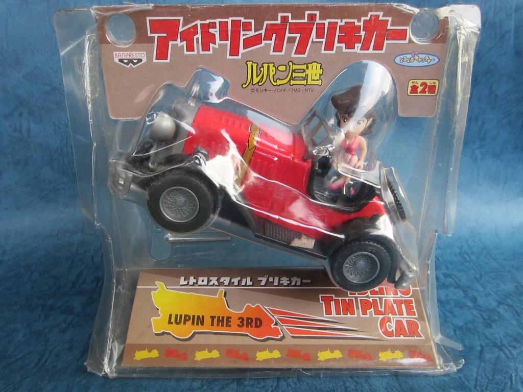 魯邦三世lupin The 3rd 雷朋三世峰不二子上鍊鐵皮車idling Tin Plate Car 興趣及遊戲 玩具 遊戲類 Carousell