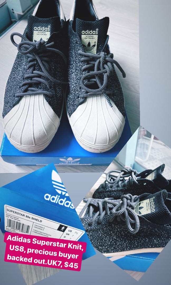 Adidas Knit Superstars Men s Fashion Footwear Sneakers on Carousell