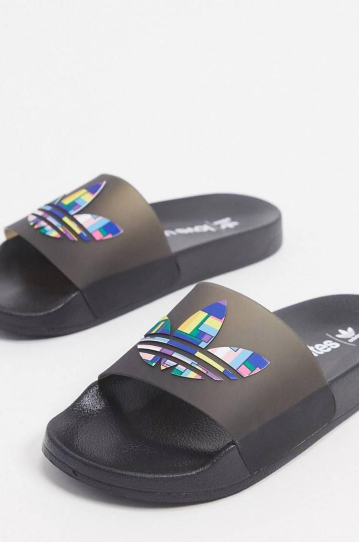 Adidas originals pride adilette sliders 
