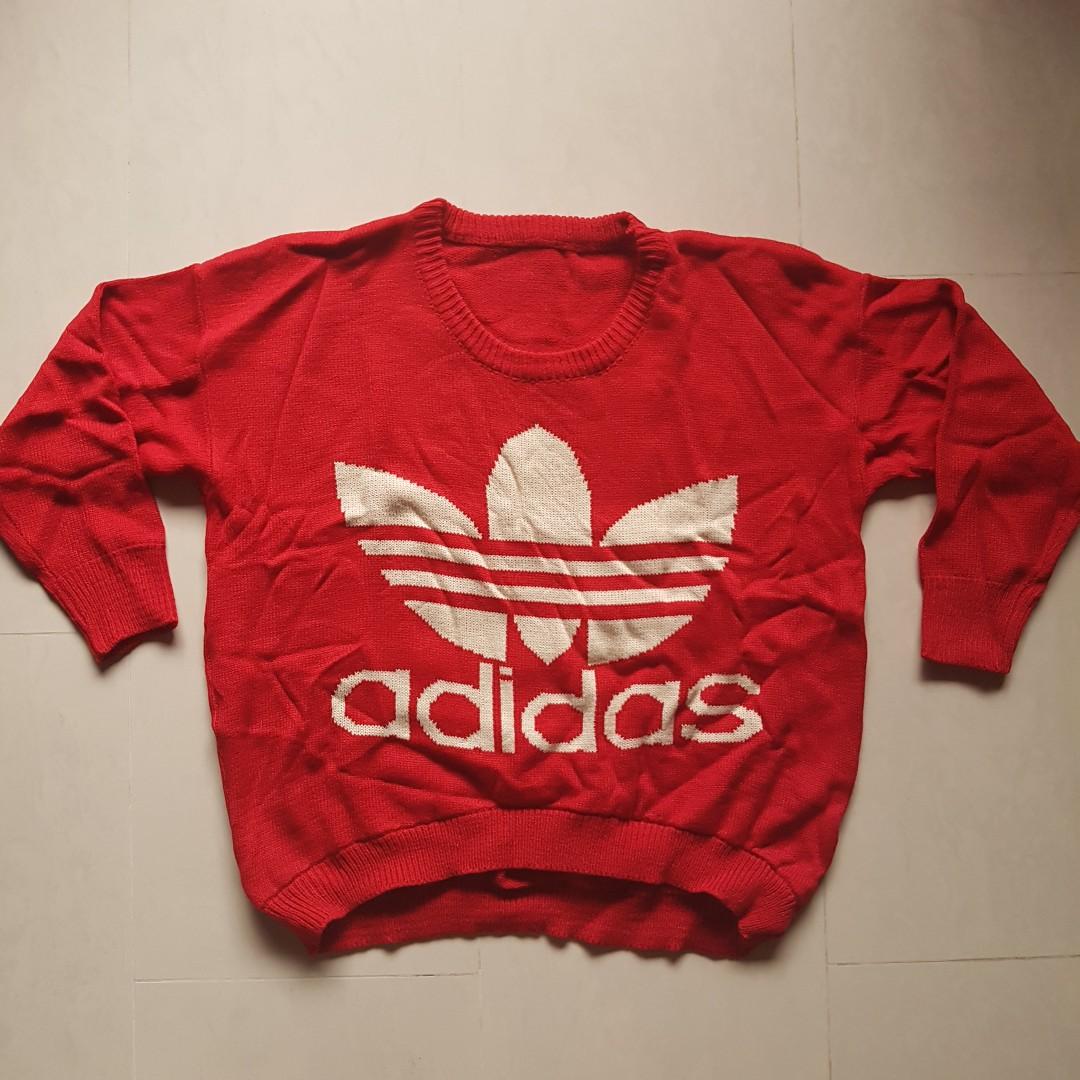 adidas knitted jumper