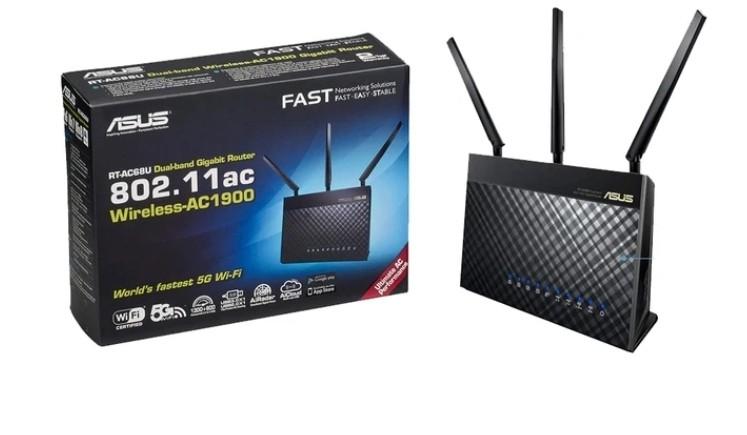 ASUS RT-AC68U Wireless router AC-1900, Computers & Tech, Parts ...