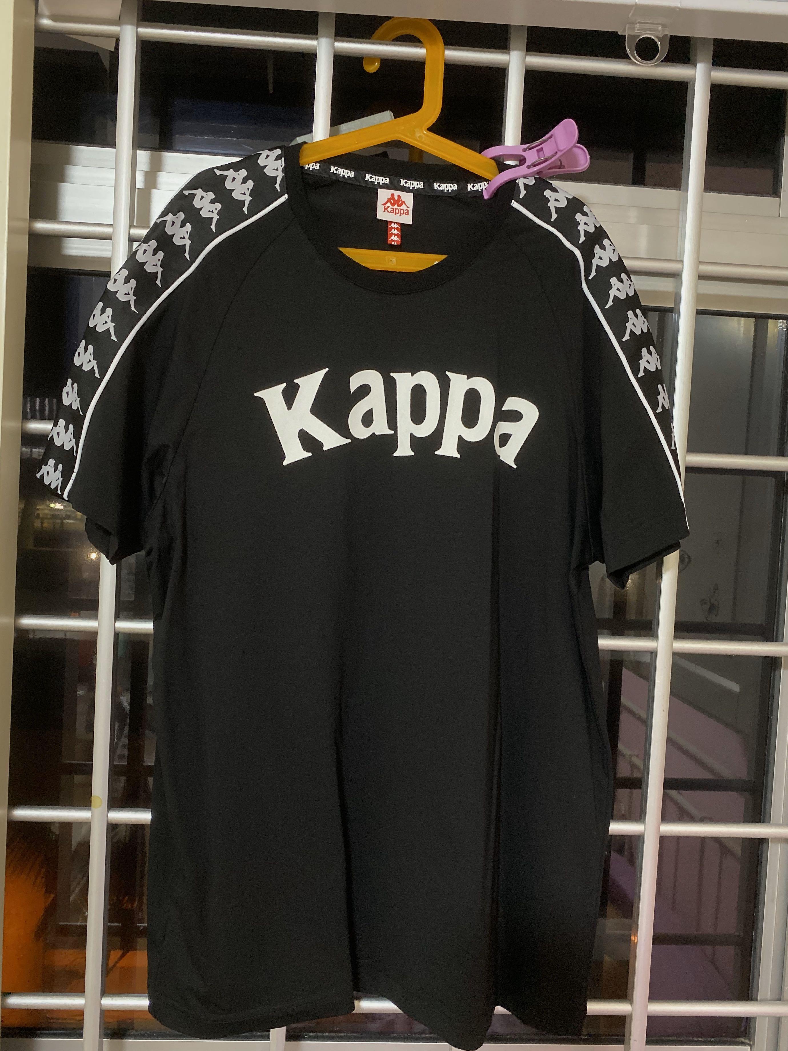 Black and purple kappa shirt hotsell
