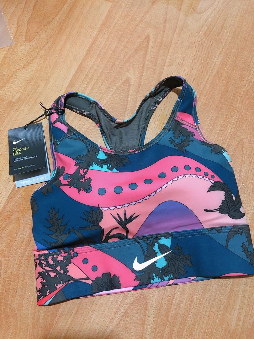 nike floral bra