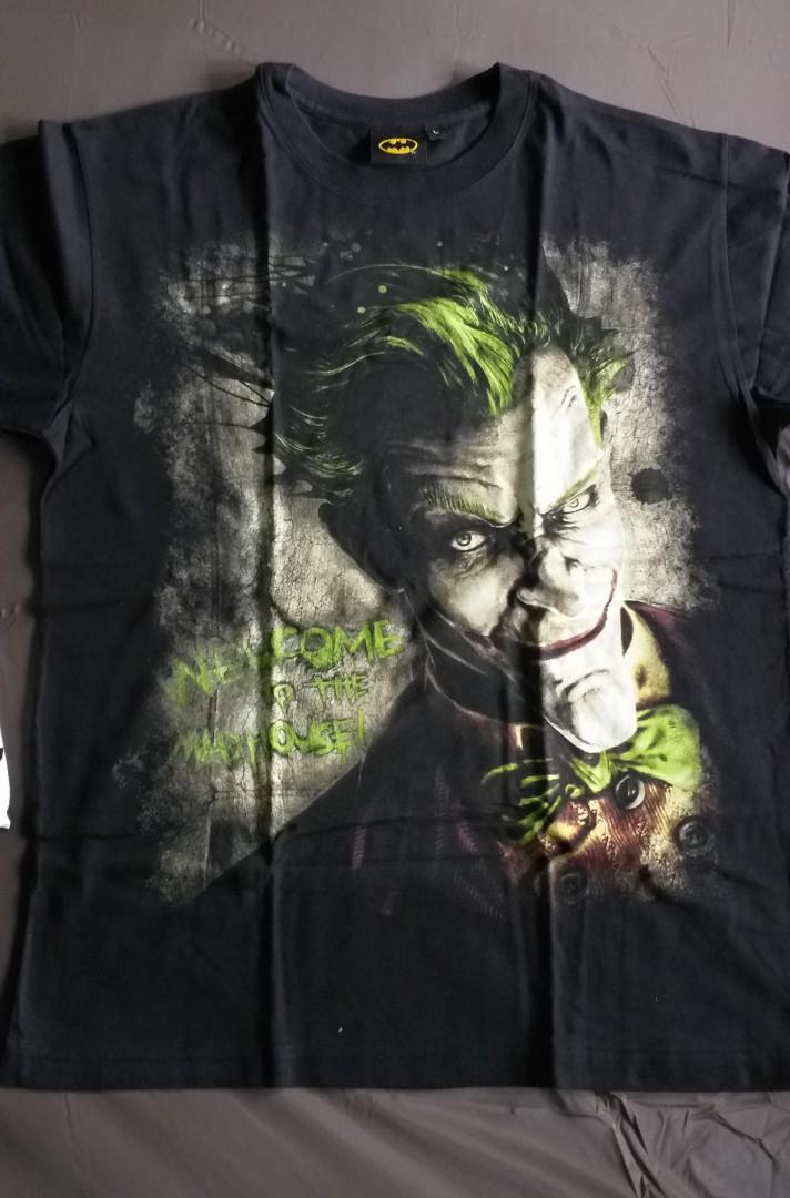 Batman Arkham Asylum Joker T-Shirt (Category: Formal Shirts) located in San Juan City. Submitted by matthewkendrick.lim (Listing ID 1023968619, Image 1). Description: DC Batman Arkham Asylum The Joker Shirt. Good condition. Only worn a few times..