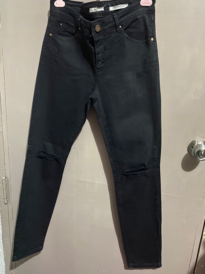 Maong pants black Clearance