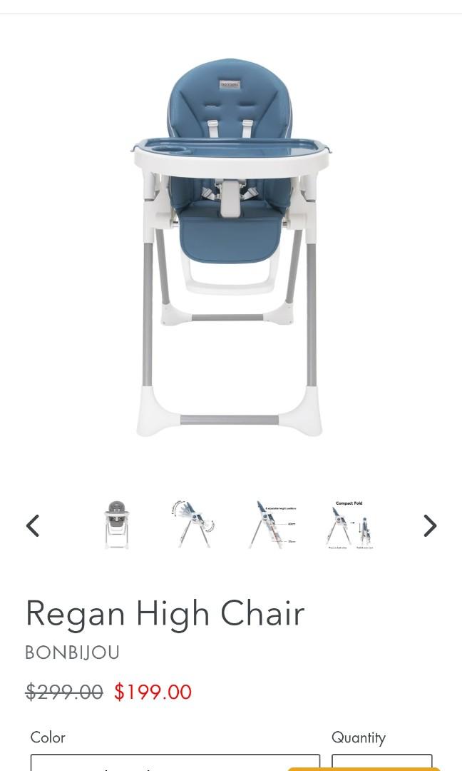 bonbijou regan high chair