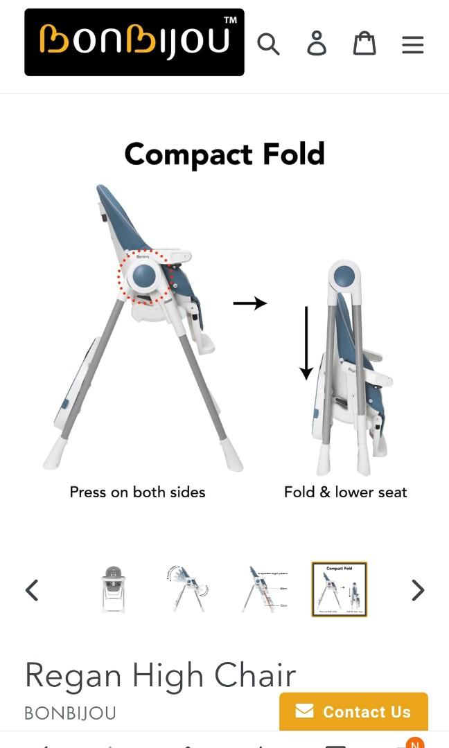 bonbijou regan high chair
