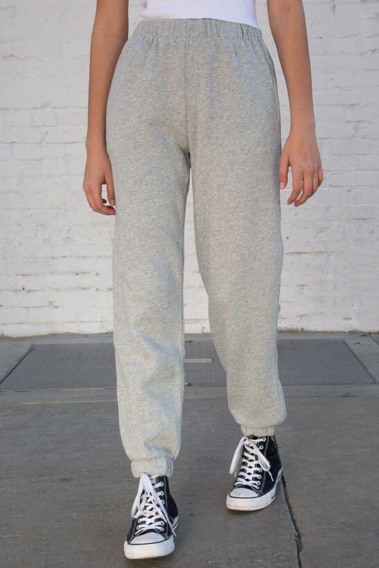 Grey brandy melville sweatpants cheap