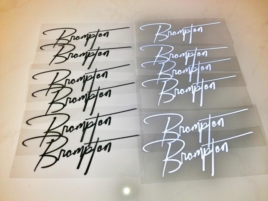 brompton decal