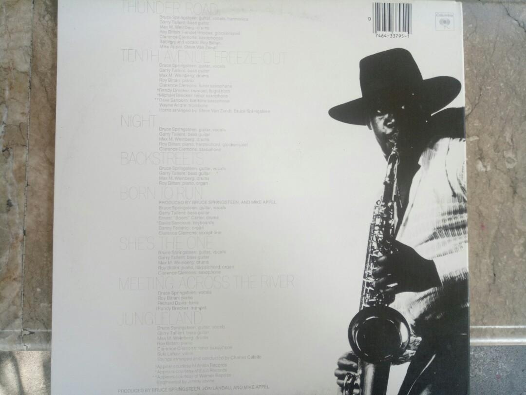 Bruce Springsteen LP Vinyl Plaka (Category: Vinyls) located in Manila. Submitted by kinganalog (Listing ID 1023912569, Image 3). Description: Bruce Springsteen LP Vinyl, cover VG gatefold, media VG to VG+. 1975 CBS USA. Selling price P1,150. Shipping nationwide via Jrs, COD or Cash On Delivery is okay at buyer's account. Check out our fb page Roots Analog..