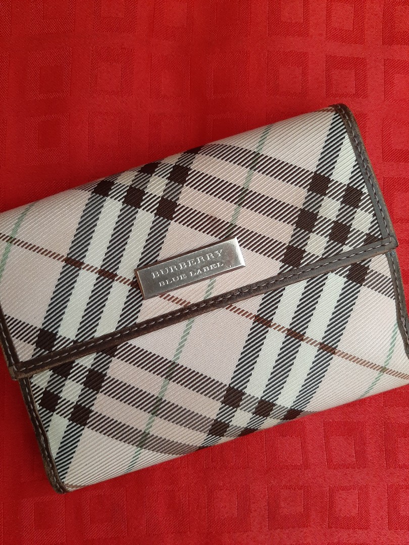 Burberry blue label wallet, Women's Fashion, Bags & Wallets, Wallets & Card  holders on Carousell