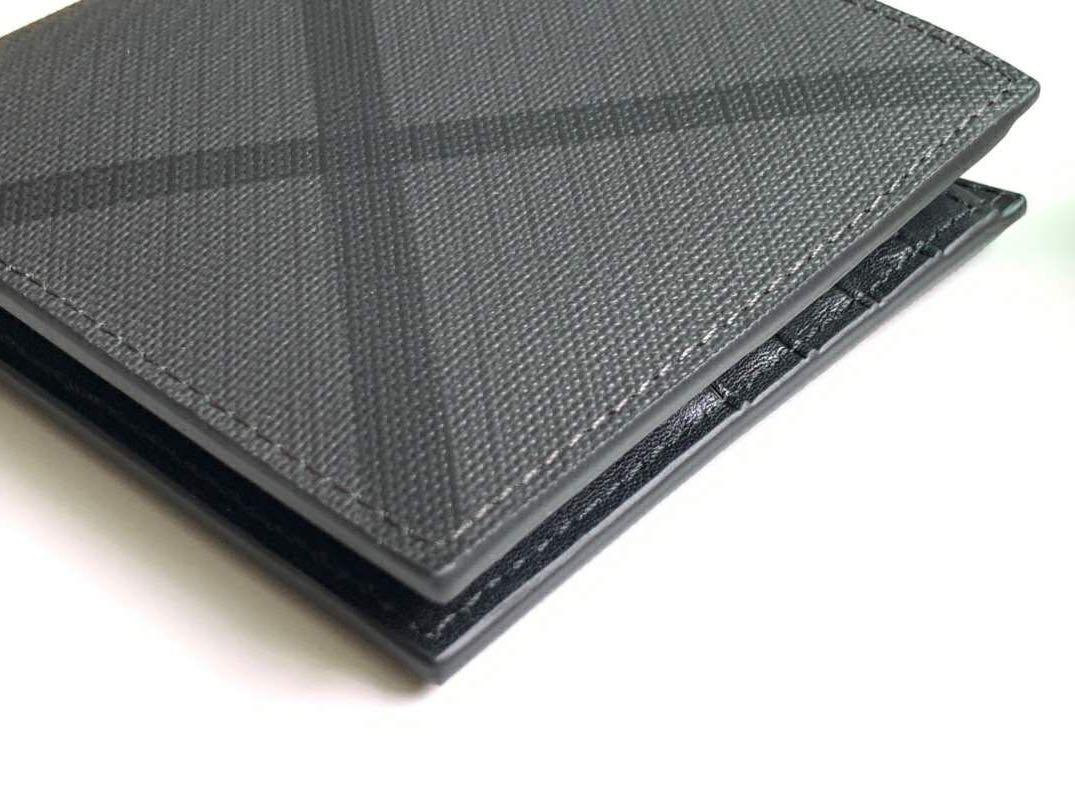 Wallets & purses Burberry - Charcoal London check card case - 4056422