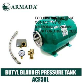 Butyl Bladder Pressure Tank 50L