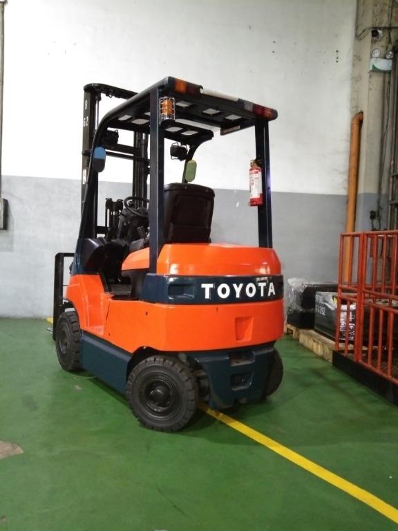 Certified Used Silver Toyota Electric Forklift 1 8 Tons 7fb18 Electric Forklift Construction Industrial Industrial Equipment On Carousell