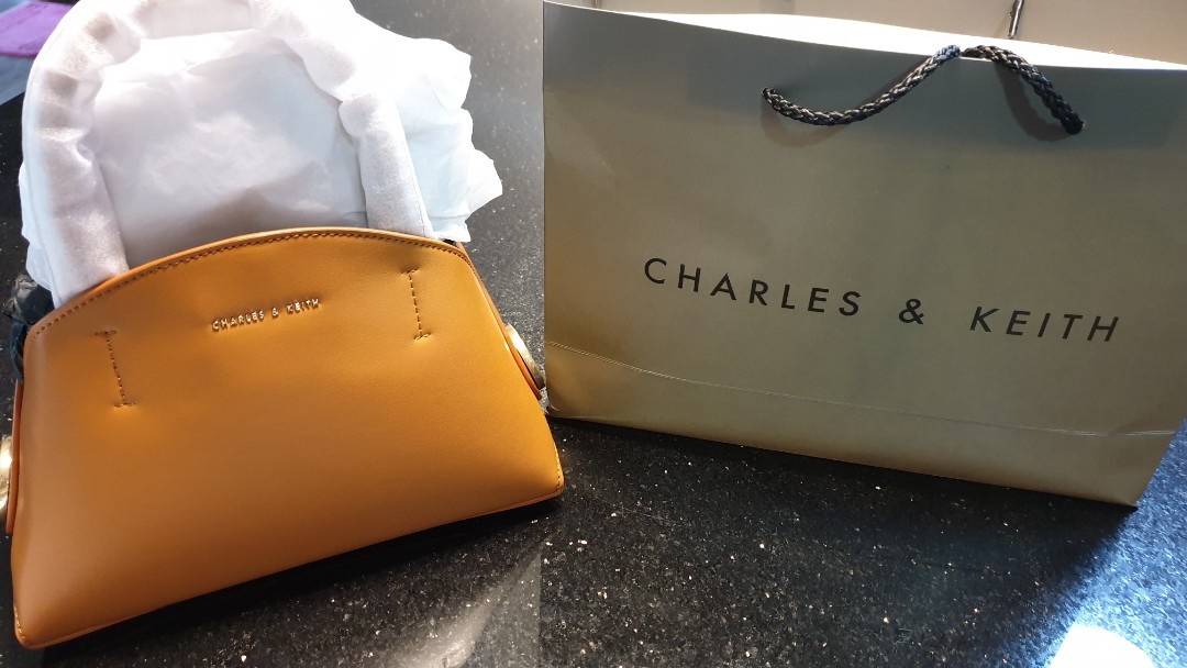 Charles Keith Top Handle Dome Bag