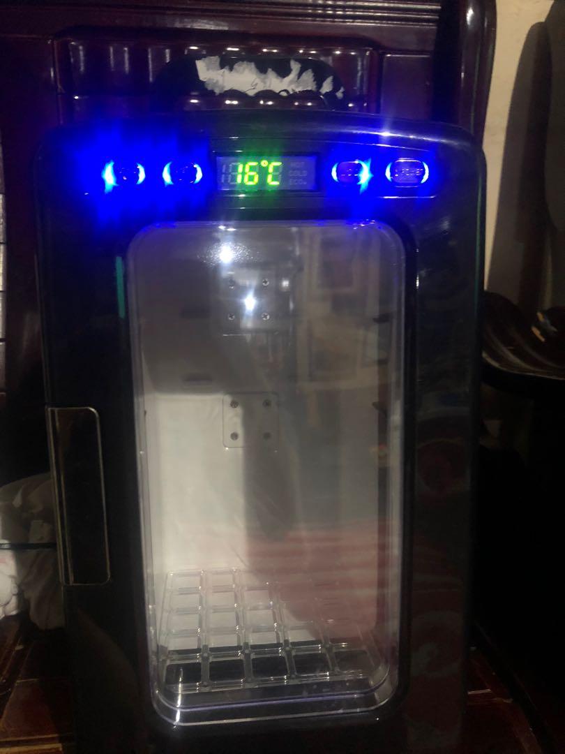 Chiller / Heater 12v dc or 110v ac (Category: Refrigerators and Freezers) located in Santa Maria. Submitted by casa_de_marques (Listing ID 1024074629, Image 2). Description: Chiller or heater Temperature can be set from -2degC to 60degC 12liters capacity With ecomode Unused from Japan 12v cable not included. pwede isaksak sa car charger. Pwede ilagay sa loob ng sasakyan to hold refreshments and to heat foods With ecomode.