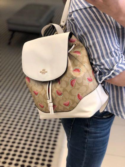coach watermelon backpack