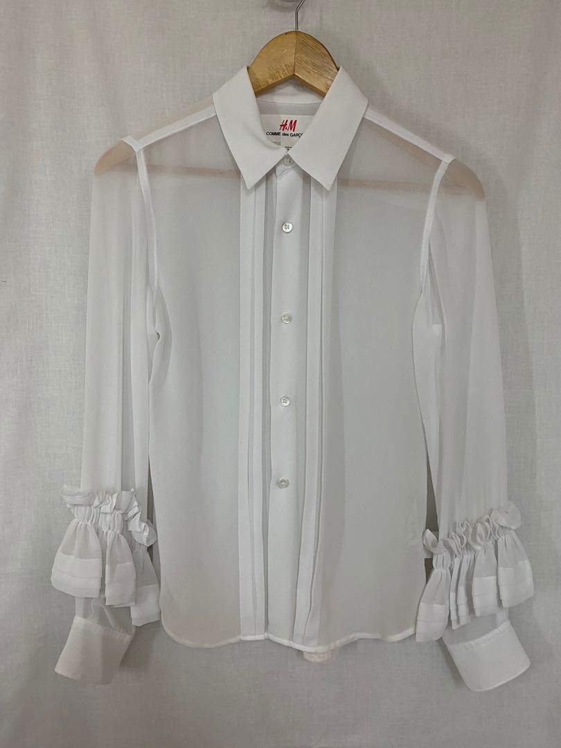 ついに再販開始！】 comme des garcons 14aw ruffled shirts tdh